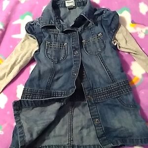 Old navy size 18-24 months denim dress